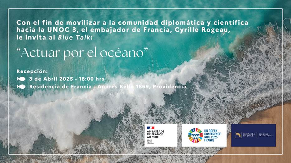 Actuar por el Océano: Instituto de Geografía presente en encuentro diplomático en Santiago