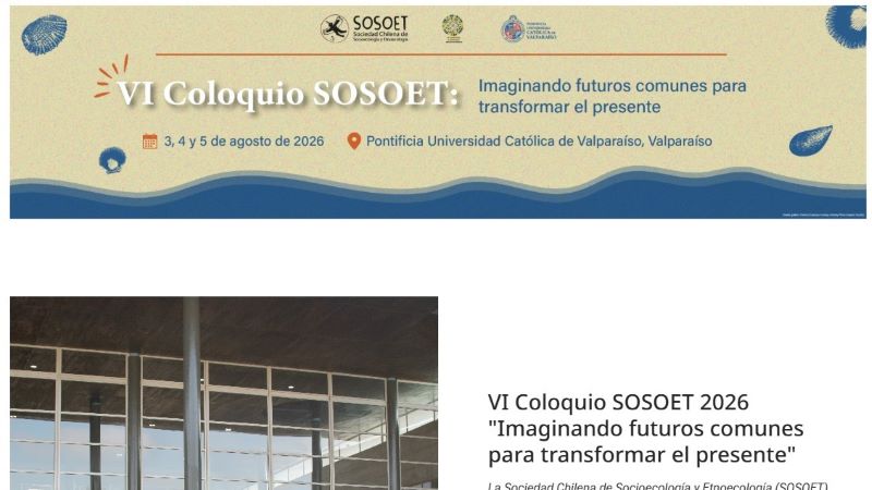 La PUCV será sede del VI Coloquio chileno de Socioecología y Etnoecología